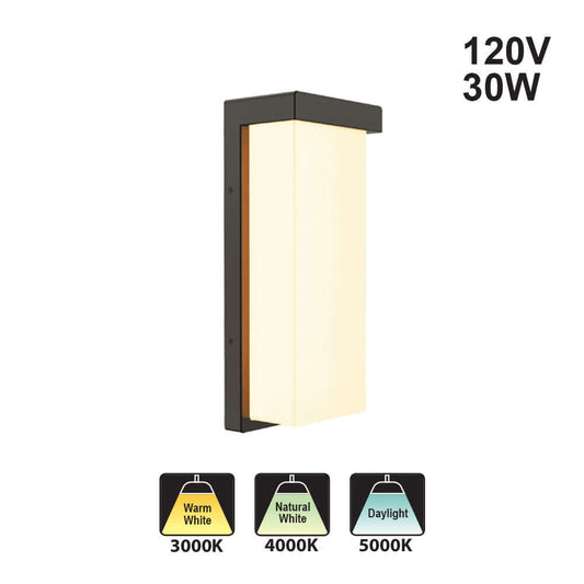 Votatec 14″ Wall Light -3Way CCT Adjustable VO-WL30W-MD-3WAY 120V 30W CCT(3K, 4K, 5K)