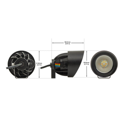 Votatec Landscape Wall Light – 3CCT Adjustable VO-GDW8-3WAY-12-BR 12V 8W CCT(3K, 4K, 5K)