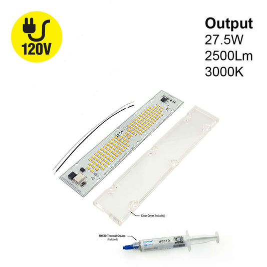 8 inch Linear LED Module LHO 04-2500-830-120-S3,120V 2500lm 3000K(Warm White), gekpower