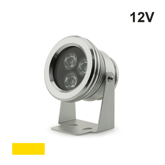 666561403287 - 3x1W Outdoor LED Landscape Spotlight - Yellow
