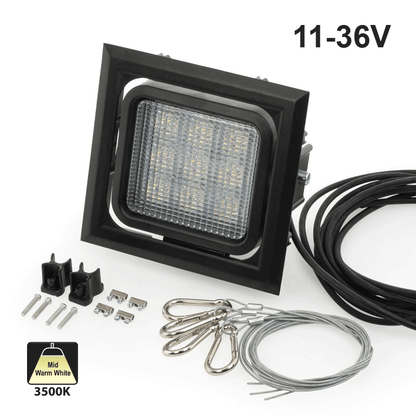 20W Flood Light 11-36V 3500K Waterproof