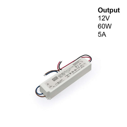 Mean Well LPV-60-12 LED Driver 12V 5A 60W Waterproof