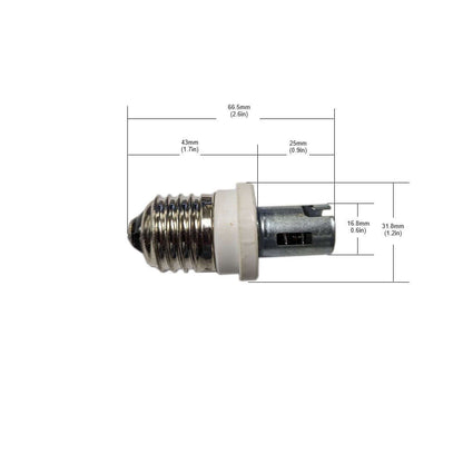 E26 to Bayonet Light Bulb Adapter | 75W 120V