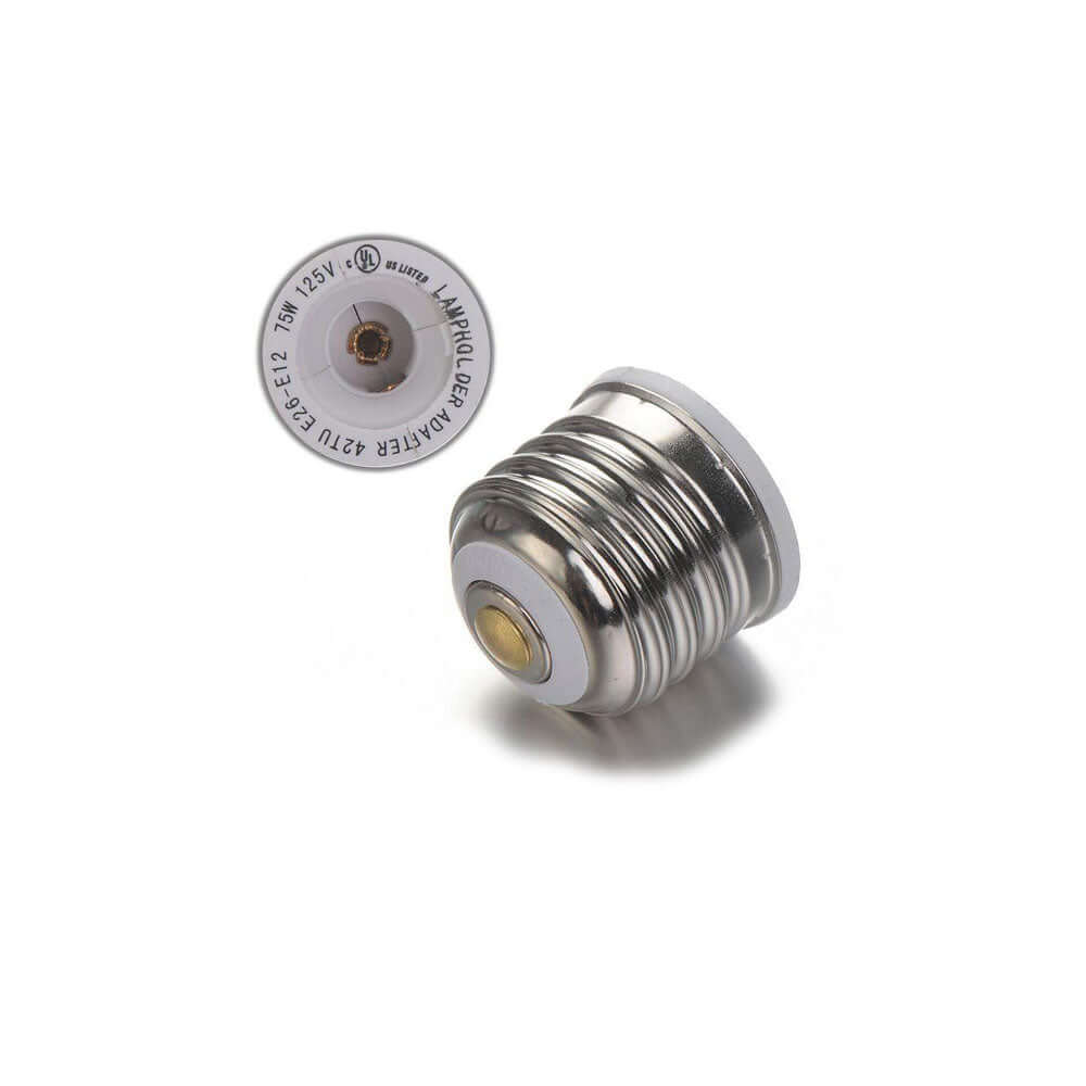 E26 to E12 Light Bulb Adaptor - Screw-In