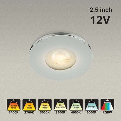 VBD-MTR-5C Low Voltage LED Downlight - Chrome, 2.5"