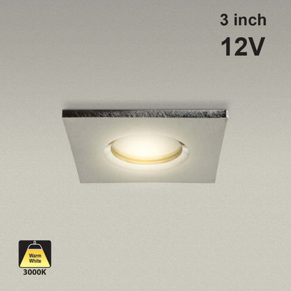 T-62 MR16 Recessed LED Light Fixture - Nickel Chrome