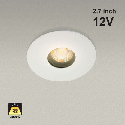 T-56 MR16 Light Fixture | 2.75" Round White LED