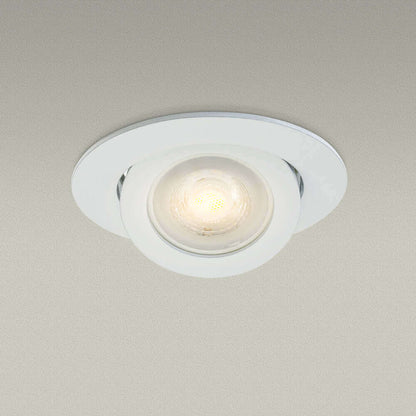 T-55 MR16 Light Fixture (White) - 3.5" Round Trim