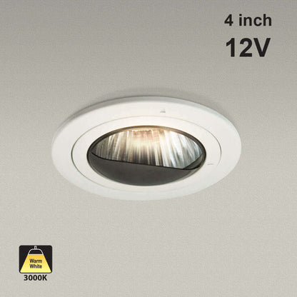 666561407636 - T-51 MR16 Light Fixture - 4 Inch Round White