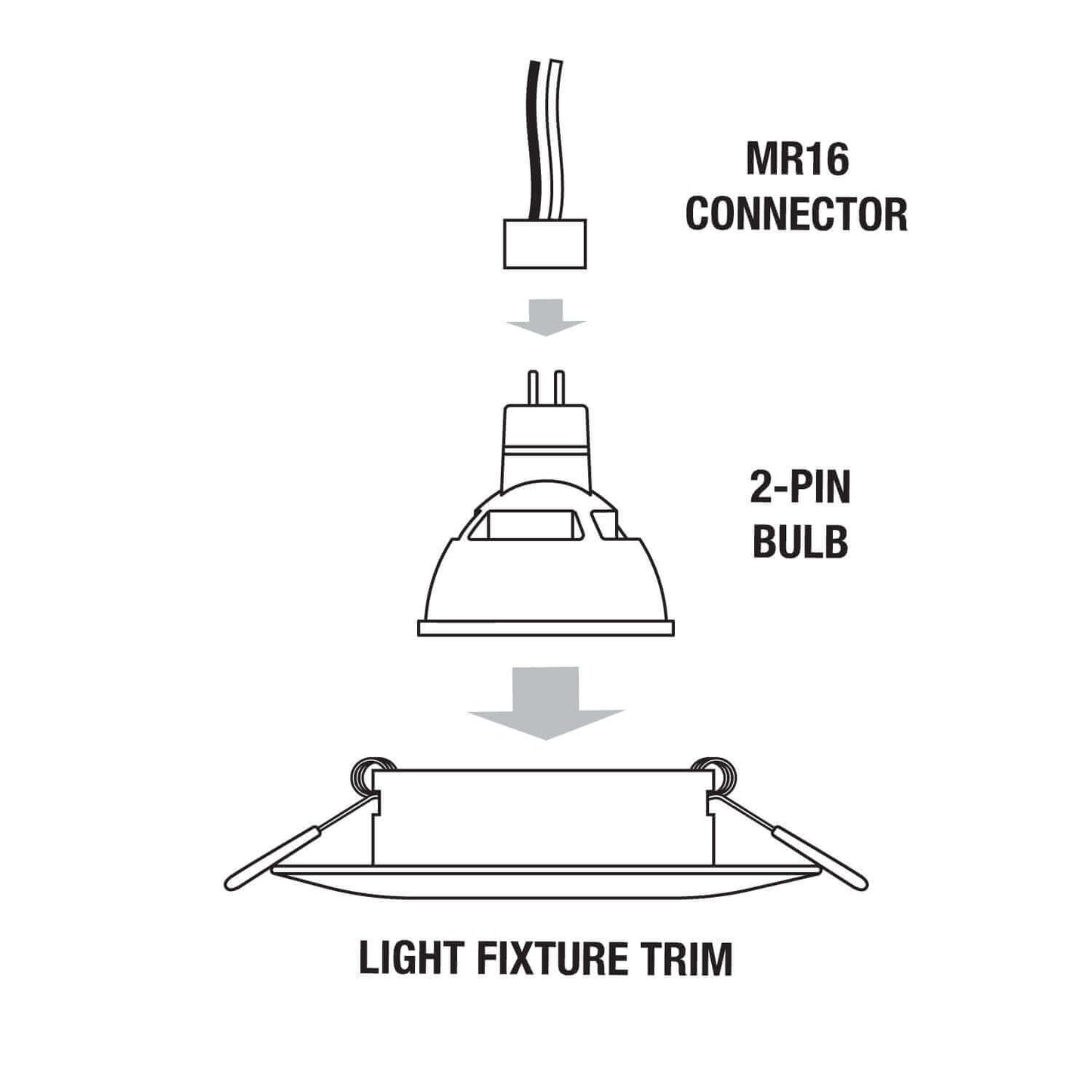 666561407636 - T-51 MR16 Light Fixture - 4 Inch Round White
