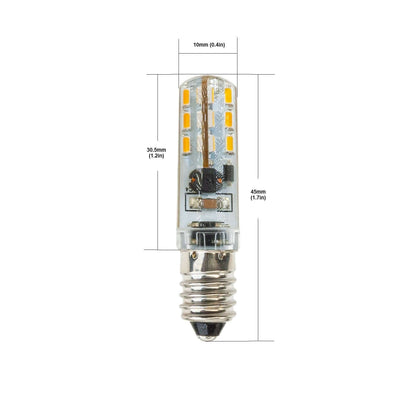 E10 Base Corn LED Bulb - 6V 1W Warm White 3000K