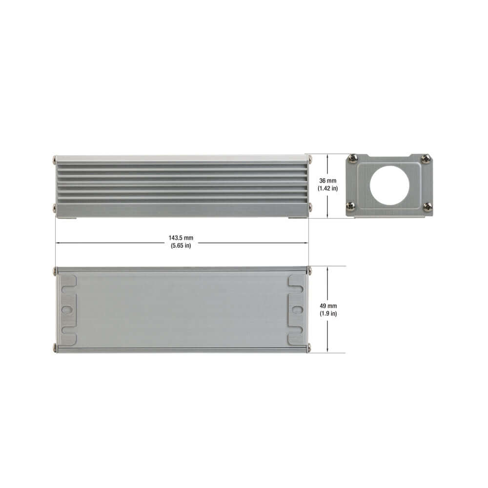 Metal Power Supply Box - 143.5 x 49 x 36mm