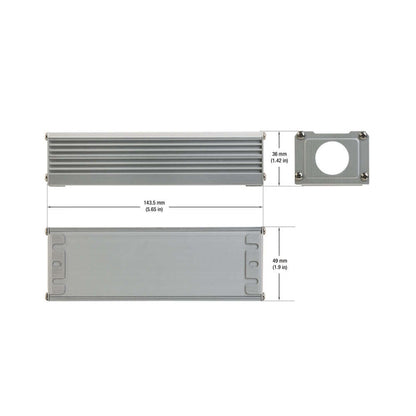 Metal Power Supply Box - 143.5 x 49 x 36mm