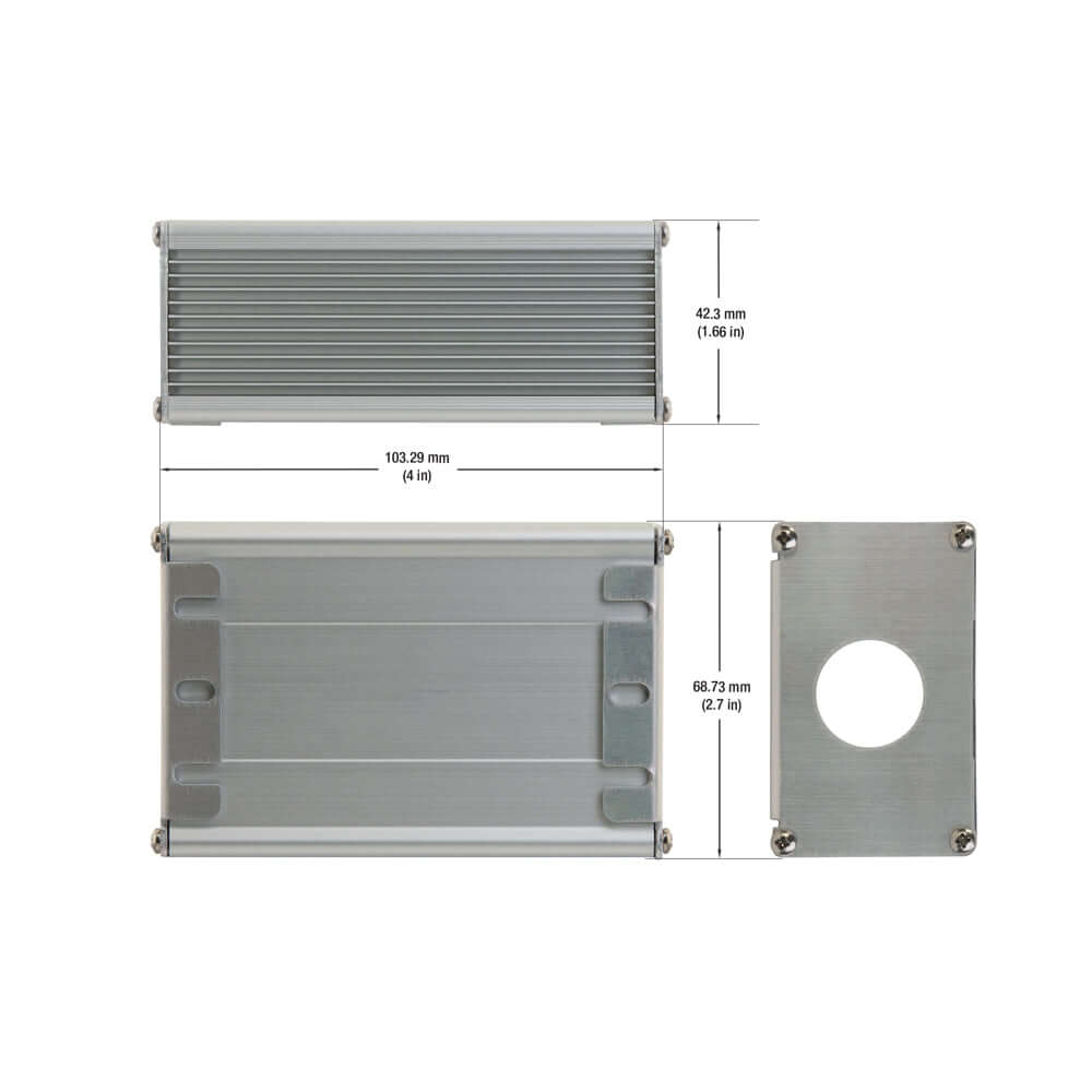 666561410551 - Metal Box for Power Supply - 103.2 x 68.7 x 42.3mm