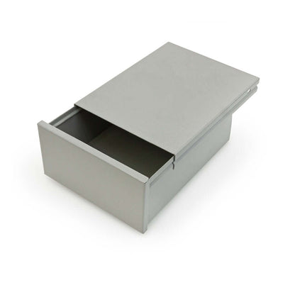 666561411312 - Small Metal Box 183 x 141 x 75mm - Durable Steel