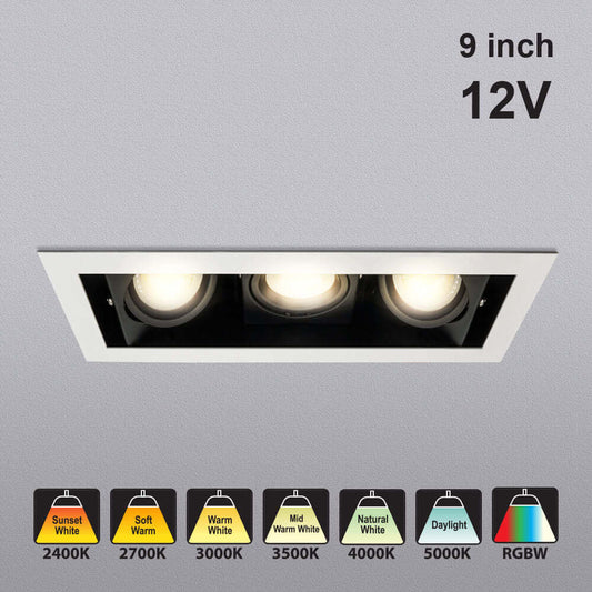 VBD-MTR-77T 9" White LED Downlight Fixture