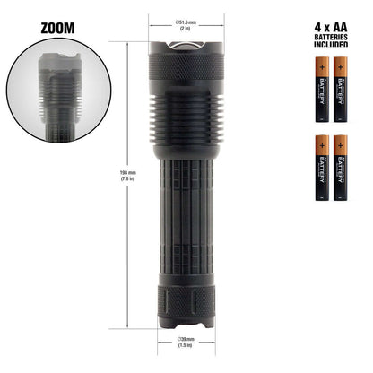 Heavy Duty Flashlight 10W 800LM - High Power Performance