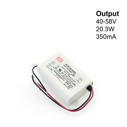 Mean Well PCD-25-350A LED Driver - 350mA, 20W