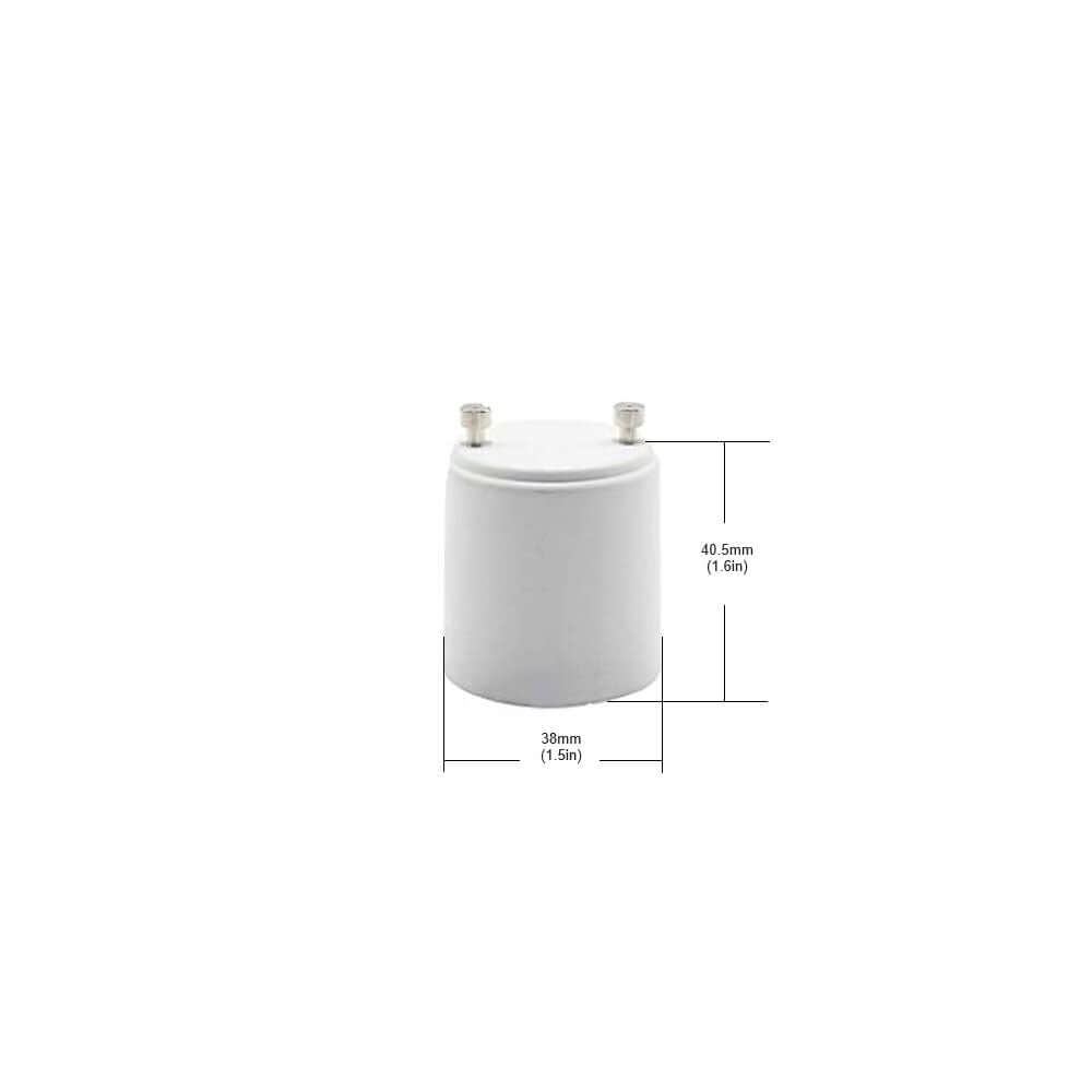 GU24 to E26 Light Bulbs Adapter, gekpower