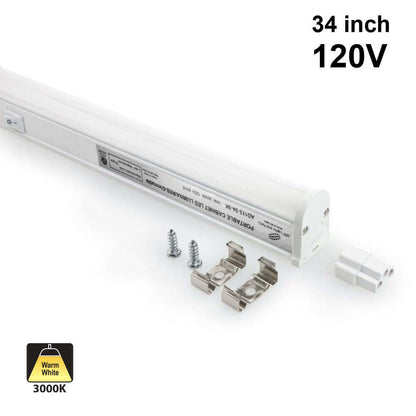 T5 Bar 34" Under Cabinet Light - 120V 14W Warm White