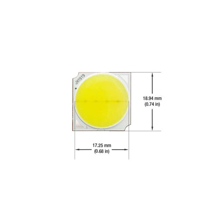 Constant Voltage COB LED Module 12V 3W 6000K(Cool White), gekpower