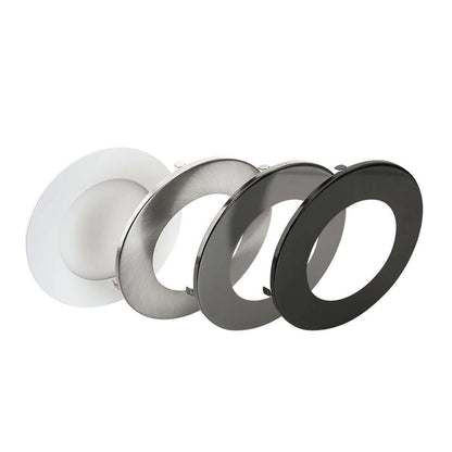 4 inch flat Round Panel Light LED-S9W-5CCTWH, 120V 9W - GekPower
