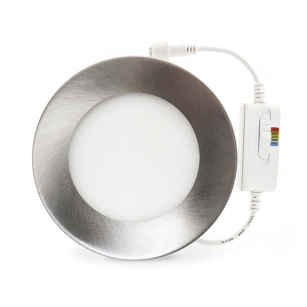 4 Flat inch Round Dimmable Recessed Ceiling Light 120V 9W