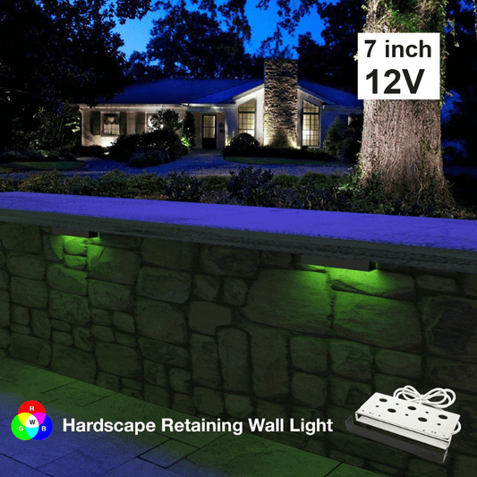 666561418199 - 7" Color Changing Landscape Wall Light - IP67 Rated