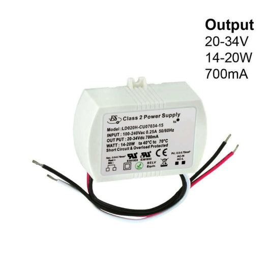 666561419585 - ES LD020H-CU07034-15 LED Driver | 700mA 20-34V