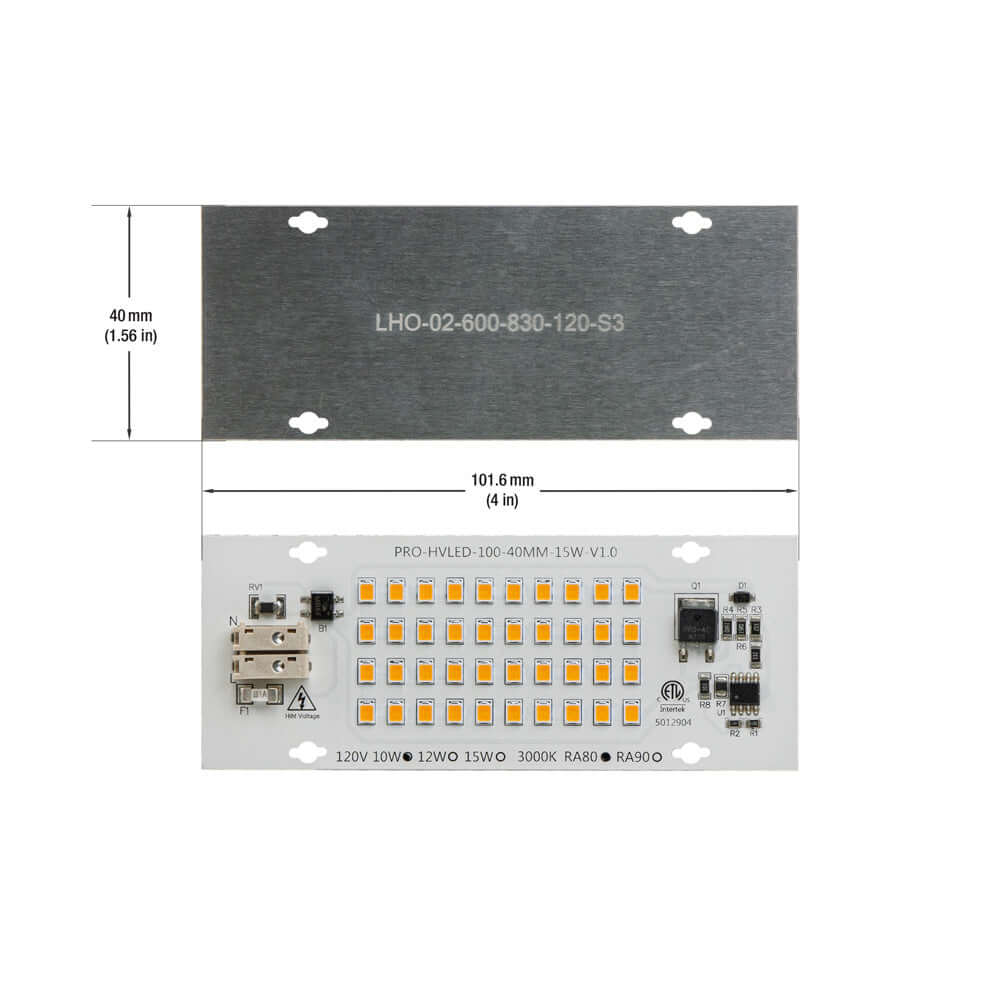 666561423995 - 4" Linear ZEGA LED Module LHO-02-600-830-120-S3