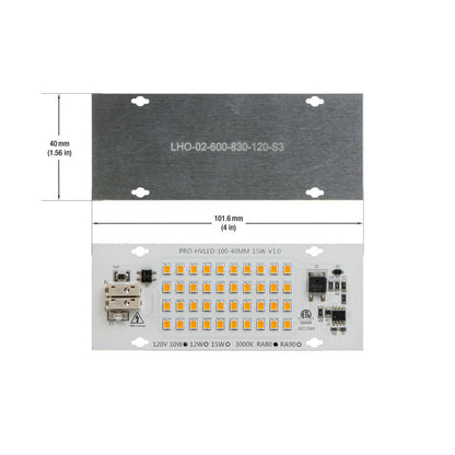 666561423995 - 4" Linear ZEGA LED Module LHO-02-600-830-120-S3