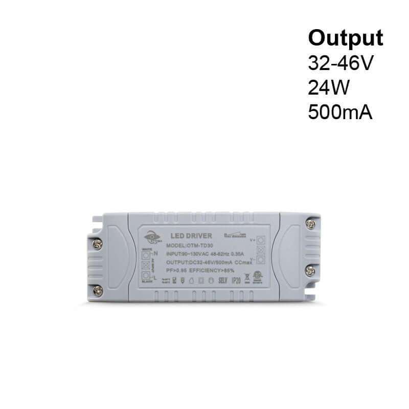 OTM-TD30 LED Driver 500mA 24W - Dimmable Power Supply