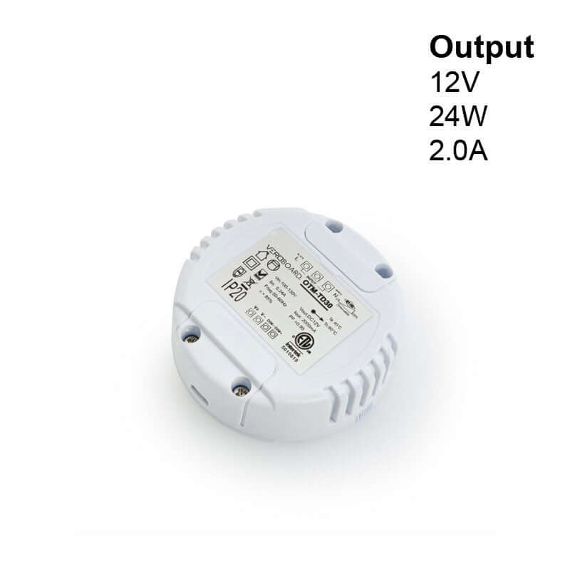 OTM-TD30 0-10V Dimmable LED Driver 12V 24W