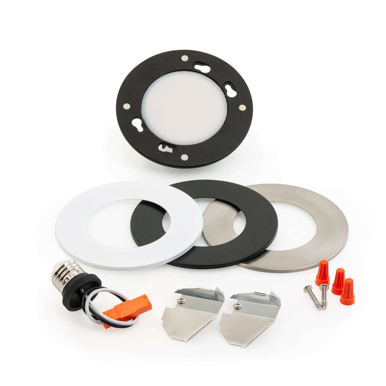 666561425647 - 4" Round Recessed LED Downlight P110-4 | 3000K Warm White