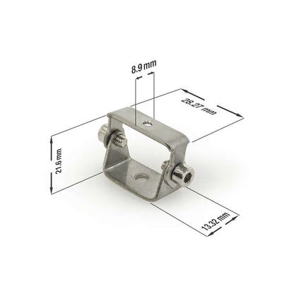 VBD-BR-UNVS Adjustable angle Metal Bracket (Pack of 2), gekpower