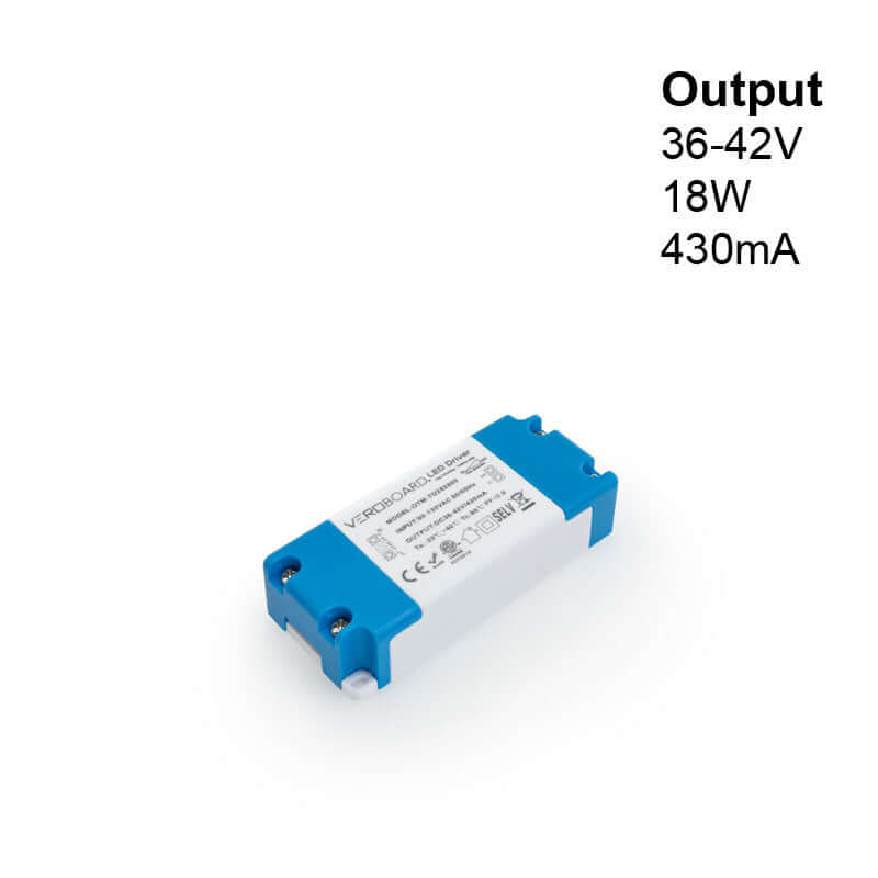 OTM-TD252800-430-18 Dimmable LED Driver - 430mA 18W