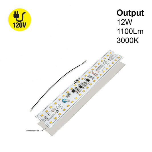 8 inch Linear ZEGA LED Module LIN 08-012W-930-120-S3-Z1B, 120V 12W 3000K(Warm White), gekpower