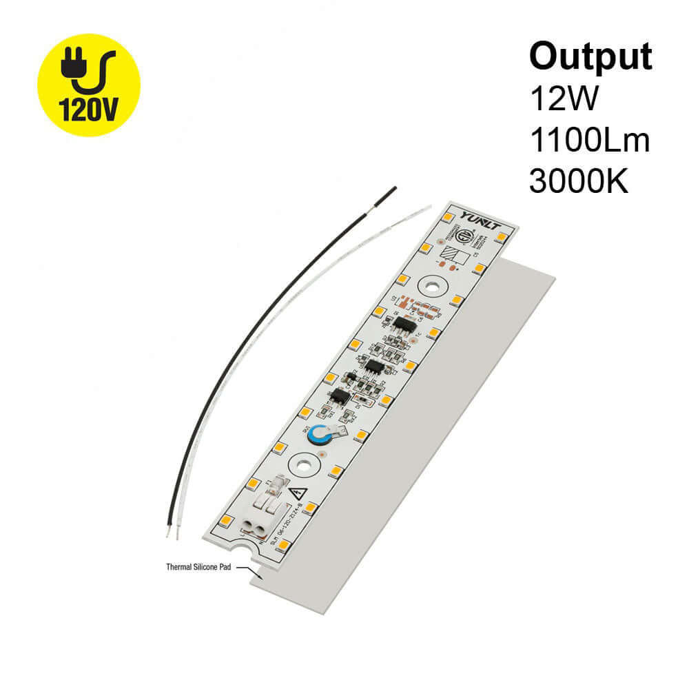 666561427955 - 6 Inch Slim ZEGA LED Module 12W Warm White 3000K