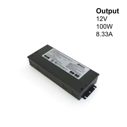 5 in 1 Dimming Triac/Phase/MLV/ELV/0-10V/Potentiometer/10V PWM, LED Driver VBD-012-100DM5i1, gekpower