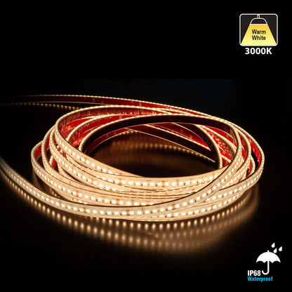 20M(65.6ft) Outdoor LED Strip Light L2835, 24V 3(w/ft) 298(Lm/ft) CCT(3K, 4K), gekpower