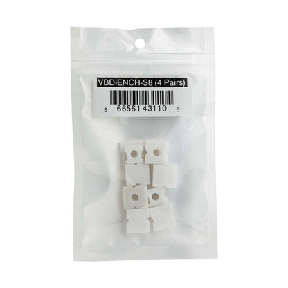 LED Channel Endcaps VBD-ENCH-S8 - Pack of 8