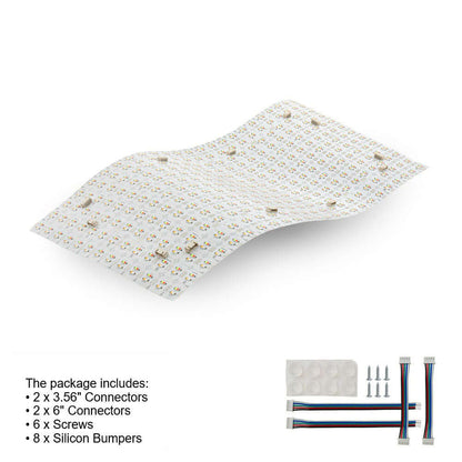 Flexible LED Backlight Sheet - RGB2.7K Soft White