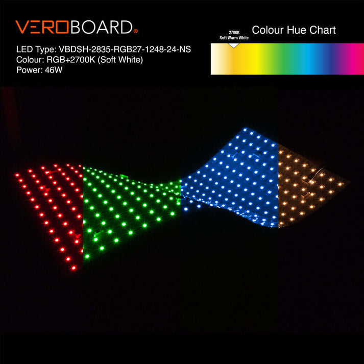 Normal Backlight Flex Flexible RGBW LED Backlight Sheet for behind Stone and Glass β GekPower