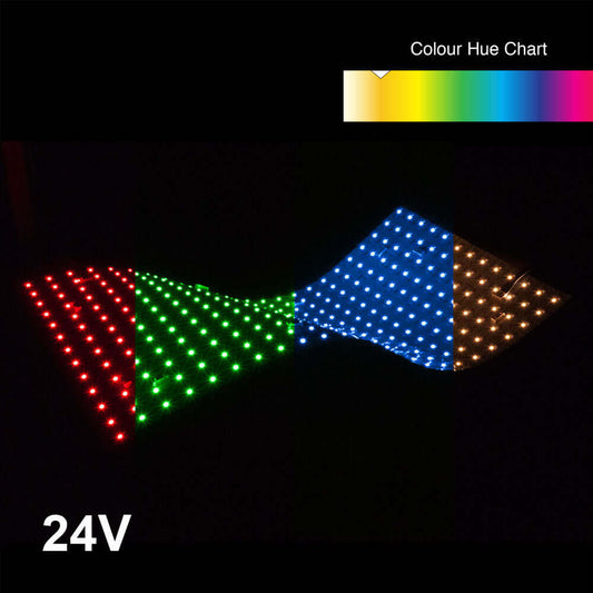 Flexible LED Light Sheet for behind Stone and Glass, 24V 46W RGB2.7K-(Soft White) - gekpower
