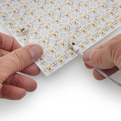 Flexible LED Light Sheet for behind Stone and Glass, 24V 24W 3000K (Warm White) - gekpower