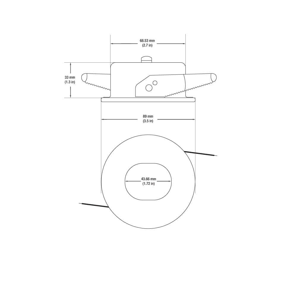 VBD-MTR-79W 2.5" Round Recessed LED Light Fixture