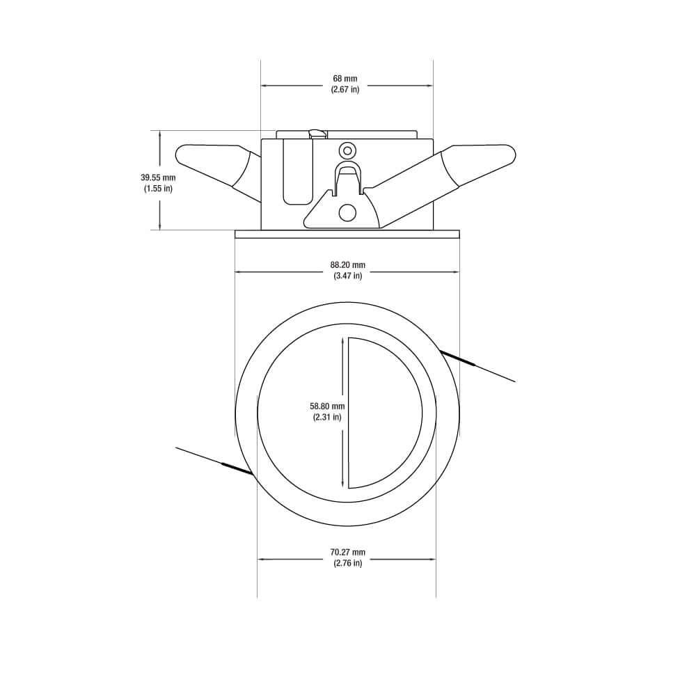 VBD-MTR-82W 2.5" Round Low Voltage LED Fixture