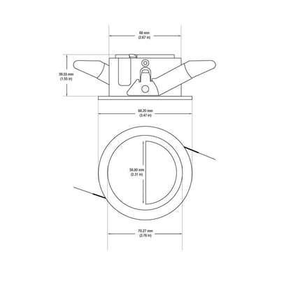 VBD-MTR-82W 2.5" Round Low Voltage LED Fixture