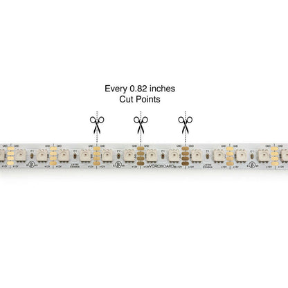 666561433406 - 5M WS2815 Indoor RGB LED Strip - 12V Addressable