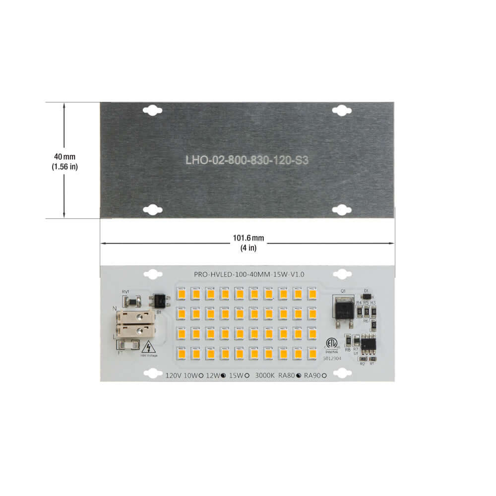 666561434052 - 4" Linear ZEGA LED Module LHO-02 - 800lm Warm White